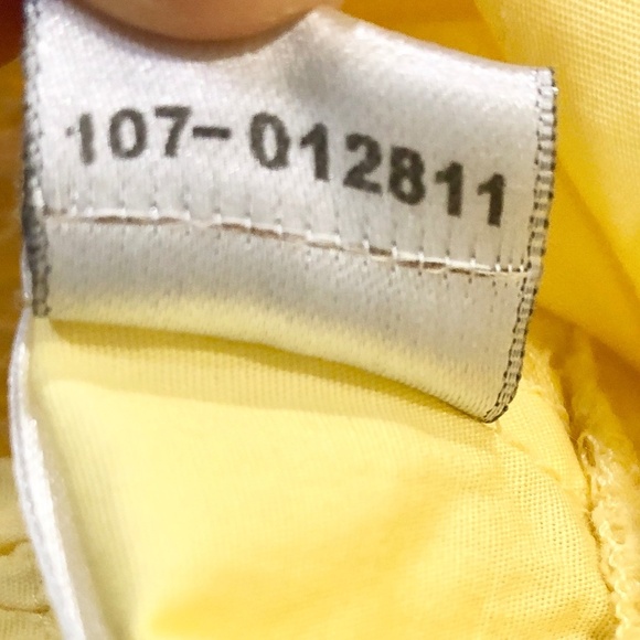 Coogi, Vintage Y2K, Womens Snap Up, Fitted Shirt, Elastic Waist Yellow Size S - Picture 15 of 16